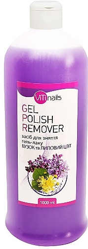 Gel Polish Remover with Lilac & Linden Blossom Extract - ViTinails Gel Polish Remover — photo N5