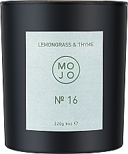 Fragrances, Perfumes, Cosmetics Mojo Lemongrass & Thyme №16 - Scented Candle