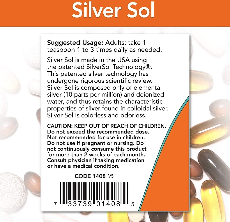 Silver Sol - Now Foods Silver Sol — photo N6