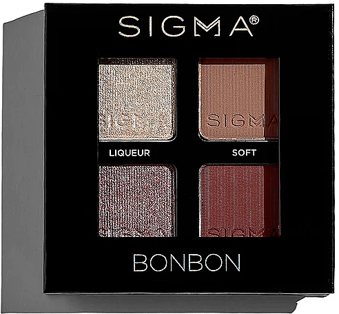 Eyeshadow Palette - Sigma Beauty Bonbon Eyeshadow Quad — photo N3