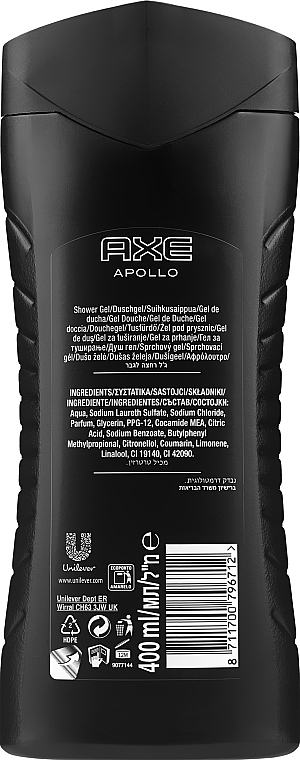 Shower Gel "Apollo" - Axe Revitalizing Shower Gel Apollo — photo N2