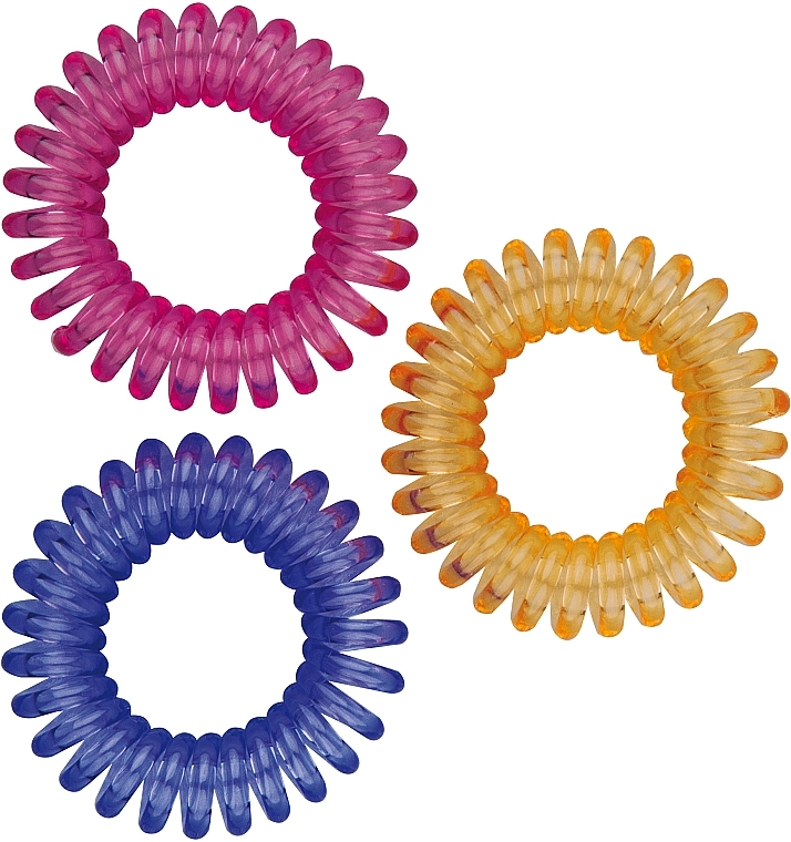 Hair Tie "Anti Ziep", 3 pcs, 2,5 cm - Titania — photo N1