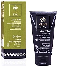 Regenrating Face Cream - Olive Spa Aloe Vera Revitalizing Face Cream for Men — photo N1