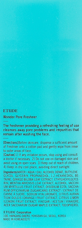 Freshner for Problem Skin - Etude House Wonder Pore Freshner — photo N7