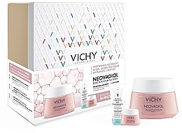 Fragrances, Perfumes, Cosmetics Set - Vichy Neovadiol Rose Platinum Day Xmas 2021 (day/cr/50ml + f/gel/100ml + night/cr/15ml)