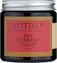 Fragrances, Perfumes, Cosmetics Votivo Aromatic Jar Candle Red Currant - Scented Candle