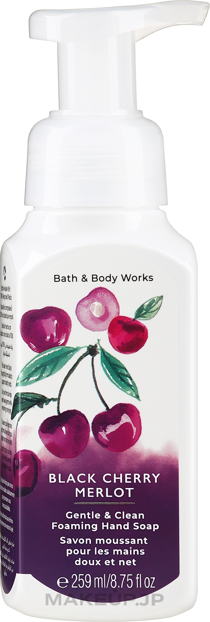 Hand Soap - Bath & Body Works Black Cherry Merlot Gentle Clean Foaming Hand Soap — photo 259 ml