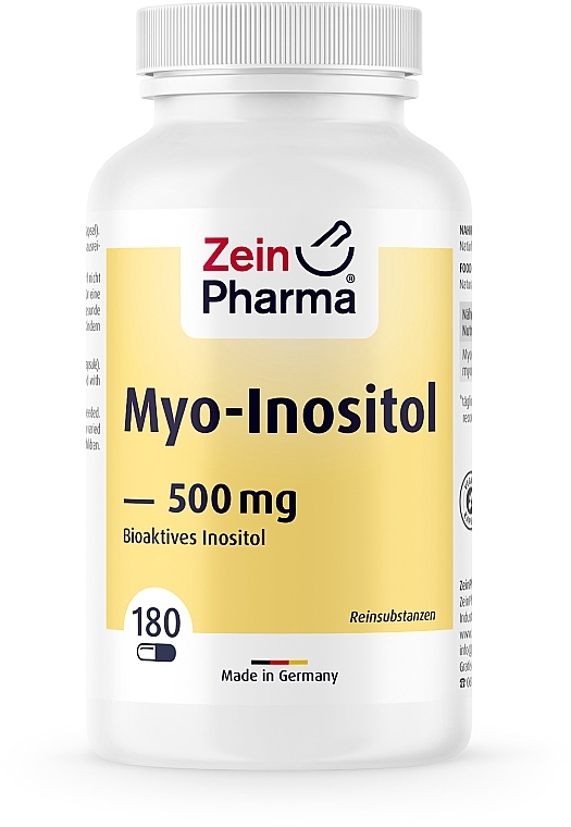 Myo-Inositol Dietary Supplement, 500 mg - ZeinPharma Myo-Inositol — photo N1