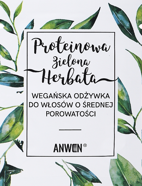 GIFT! Protein Green Tea Conditioner for Medium Porosity Hair - Anwen Proteinowa Zielona Herbata (sample) — photo N1