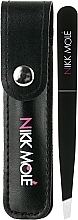 Classic Tweezers in Case, black - Nikk Mole — photo N1