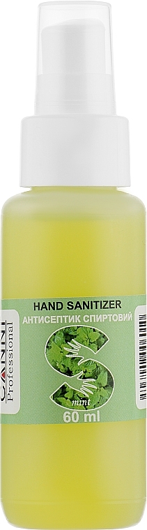 Antibacterial Hand and Nail Solution - Canni Hand Sanitizer Mint — photo N1