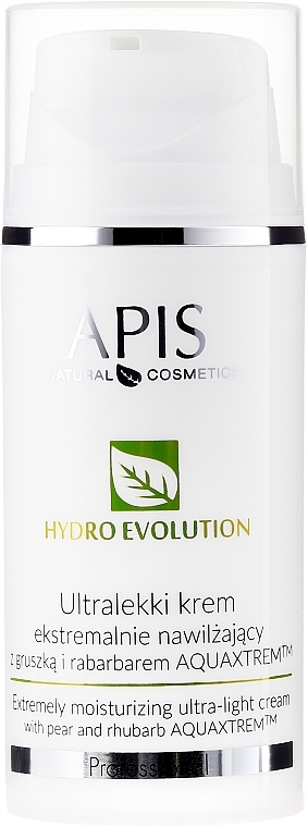 Extremely Moisturizing Ultra-Light Cream with Pear and Rhubarb - APIS Professional Hydro Evolution Extremely Moisturizing Ultra-Light Cream — photo N1