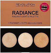 Highlighter Palette - Makeup Revolution Highlighter Palette  — photo N1