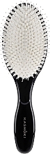 Fragrances, Perfumes, Cosmetics Natural Bristle Hair Brush, oval - Kashoki Smooth White Detangler XL