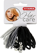 Hair Ties, 4 cm, 20 pcs, multicolor - Titania — photo N3