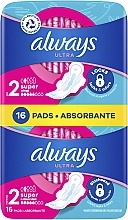 Sanitary Pads, 16pcs - Always Ultra Super Plus Instant Dry — photo N1