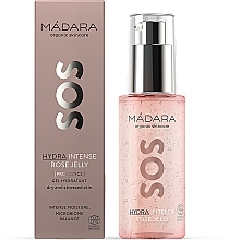 Fragrances, Perfumes, Cosmetics Intensive Moisturizing Gel - Madara SOS Hydra Intense Rose Jelly