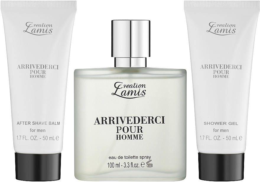 Creation Lamis Arrivederci Pour Homme - Set (edt/100ml + sh/gel/50ml + ash/balm/50ml)  — photo N2