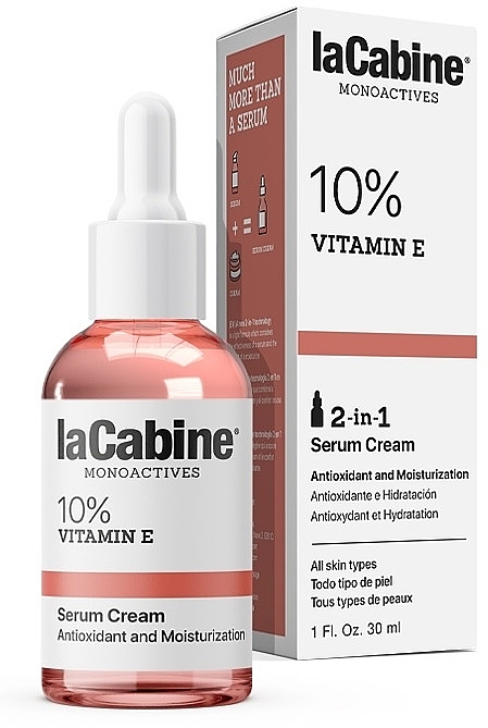 Face Serum Cream - La Cabine Monoactives 10% Vitamin E Serum Cream — photo N1