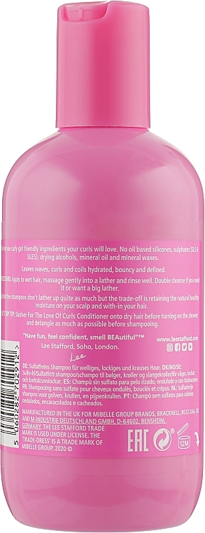 Shampoo for Curly & Wavy Hair - Lee Stafford For The Love Of Curls Shampoo — photo N2