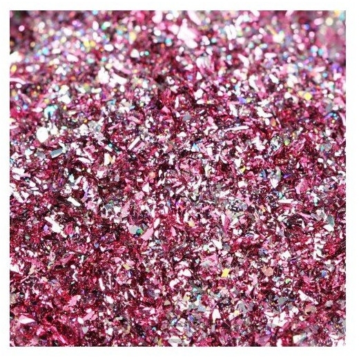 Nail Mirror Powder - Semilac Flash — photo 689 - Holo Pink