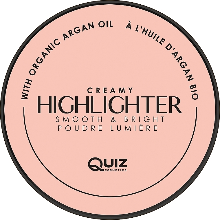 Cream Highlighter - Quiz Cosmetics Creamy Highlighter Compact Powder — photo N1