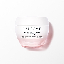 Moisturizing & Softening Face Cream-Gel with Hyaluronic Acid & Rose extract - Lancome Hydra Zen Gel Cream — photo N2