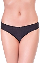 Classic Slip Panties, black - Fleri — photo N1