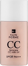 Fragrances, Perfumes, Cosmetics CC-Essence - Isehan Kiss Me Ferme Skincare CC Milk UV SPF39 PA +++