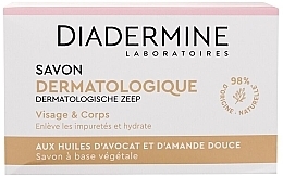 Fragrances, Perfumes, Cosmetics Face Soap - Diadermine Dermatological Bar Soap