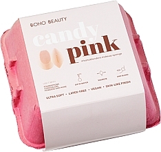 Fragrances, Perfumes, Cosmetics Makeup Sponge Set - Boho Beauty Candy Pink (sponge/4pcs)