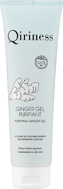 フェイス クレンジング ジェル - Qiriness  Purifying Ginger Gel — photo N1