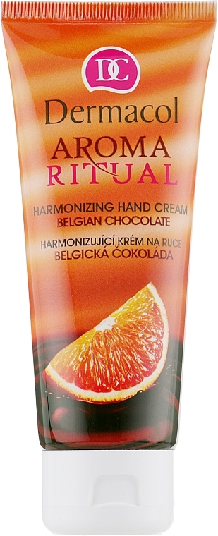 Regenerating Hand Cream - Dermacol Aroma Ritual Hand Cream Belgian Chocolate — photo N1