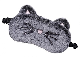 Fragrances, Perfumes, Cosmetics Gray Cat Sleep Mask - Ecarla