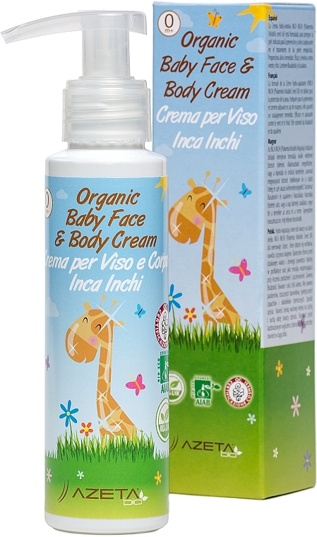 Organic Baby Face & Body Cream - Azeta Bio Organic Baby Face & Body Cream — photo N1