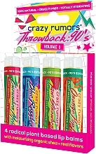 Fragrances, Perfumes, Cosmetics Lip Balm Set - Crazy Rumors Throwback 90's Volume 1 (lip/balm/4x4.25g)