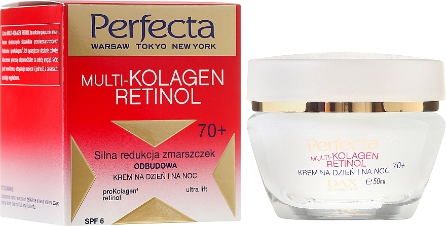 Face Cream - Dax Cosmetics Perfecta Multi-Collagen Retinol Face Cream 70+ — photo N1