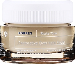 Replenishing Overnight Cream - Korres White Pine Restorative Overnight Facial — photo N1