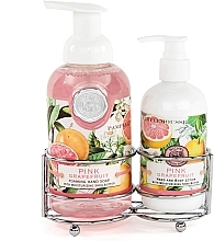 Fragrances, Perfumes, Cosmetics Set - Michel Design Works Handcare Caddy Pink Grapefruit (b/lot/236ml + hand/soap/530ml)