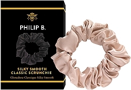 Scrunchie, champagne - Philip B Silky Smooth Classic Scrunchie — photo N2