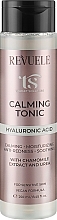 Fragrances, Perfumes, Cosmetics Soothing Tonic with Hyaluronic Acid - Revuele Target Solution Calming Tonic