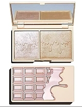 Highlighter Palette - I Heart Revolution Rose Gold Glow Mini — photo N2