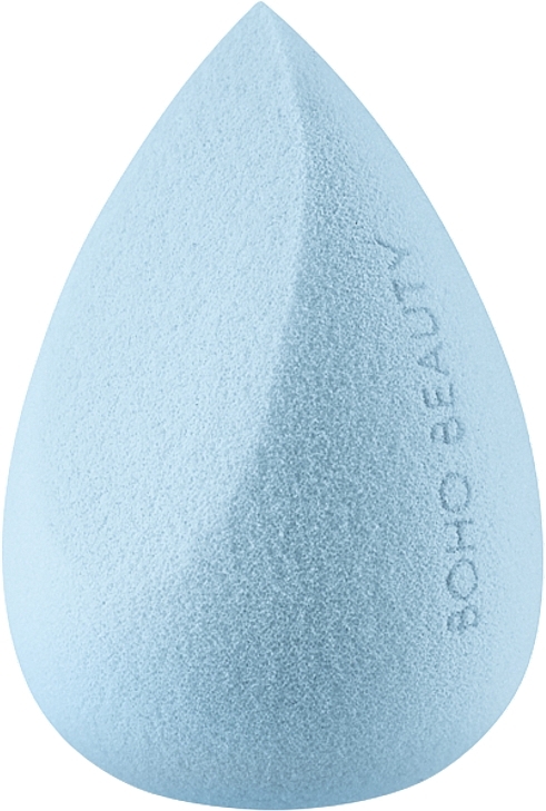 GIFT! Makeup Sponge, angled, blue - Boho Beauty Bohomallows Regular Cut Spun Sugar — photo N1