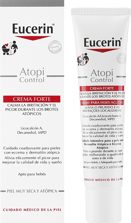 Soothing Cream for Atopic Skin - Eucerin AtopiControl Acute Care Cream — photo N1