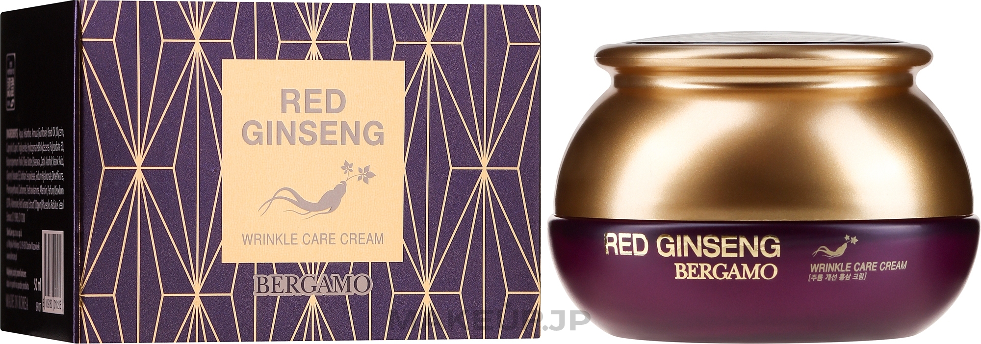 Anti-Wrinkle Face Cream - Bergamo Red Ginseng Wrinkle Care Cream — photo 50 ml