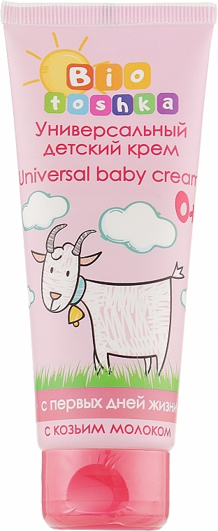 Universal Goat Milk Baby Cream from the First Days of Life - Bioton Cosmetics Biotoshka Universal Baby Cream — photo N1