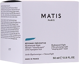 Fragrances, Perfumes, Cosmetics Lifting Night Mask - Matis Reponse Preventive Hydramood Night Mask