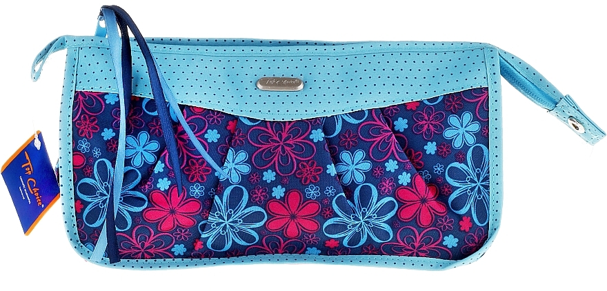 Makeup Bag "Ribbons" 93920, blue - Top Choice — photo N1