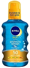 Sun Lotion for Body - Nivea Sun Protect & Refresh Lotion SPF50 — photo N1