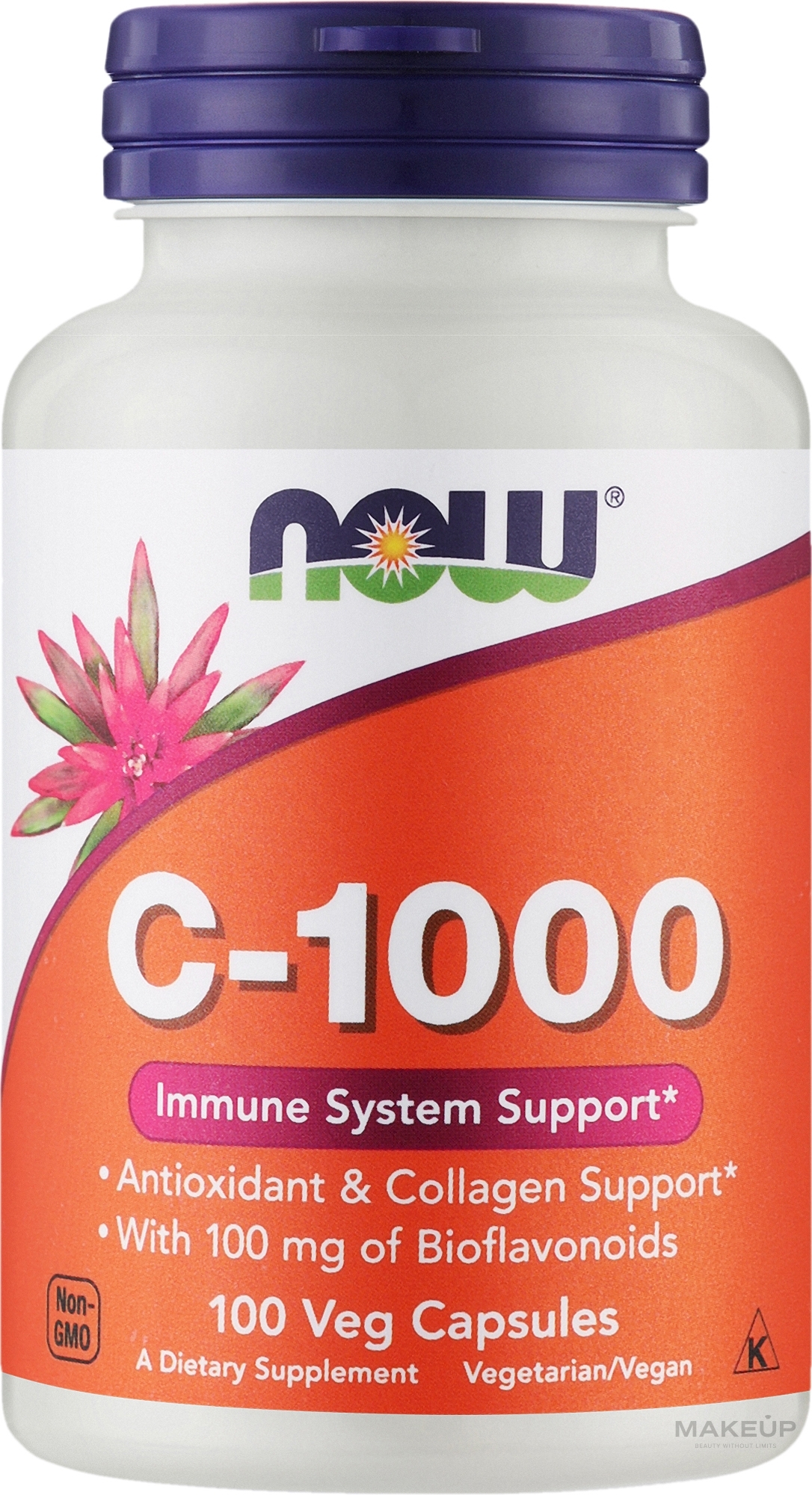 Gelatin Capsules "Vitamin C" - Now Foods Vitamin C 1000Iu — photo 100 ЊВ.